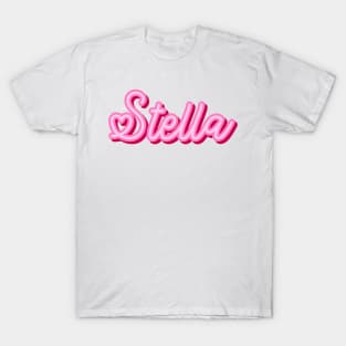 Stella name pink heart T-Shirt